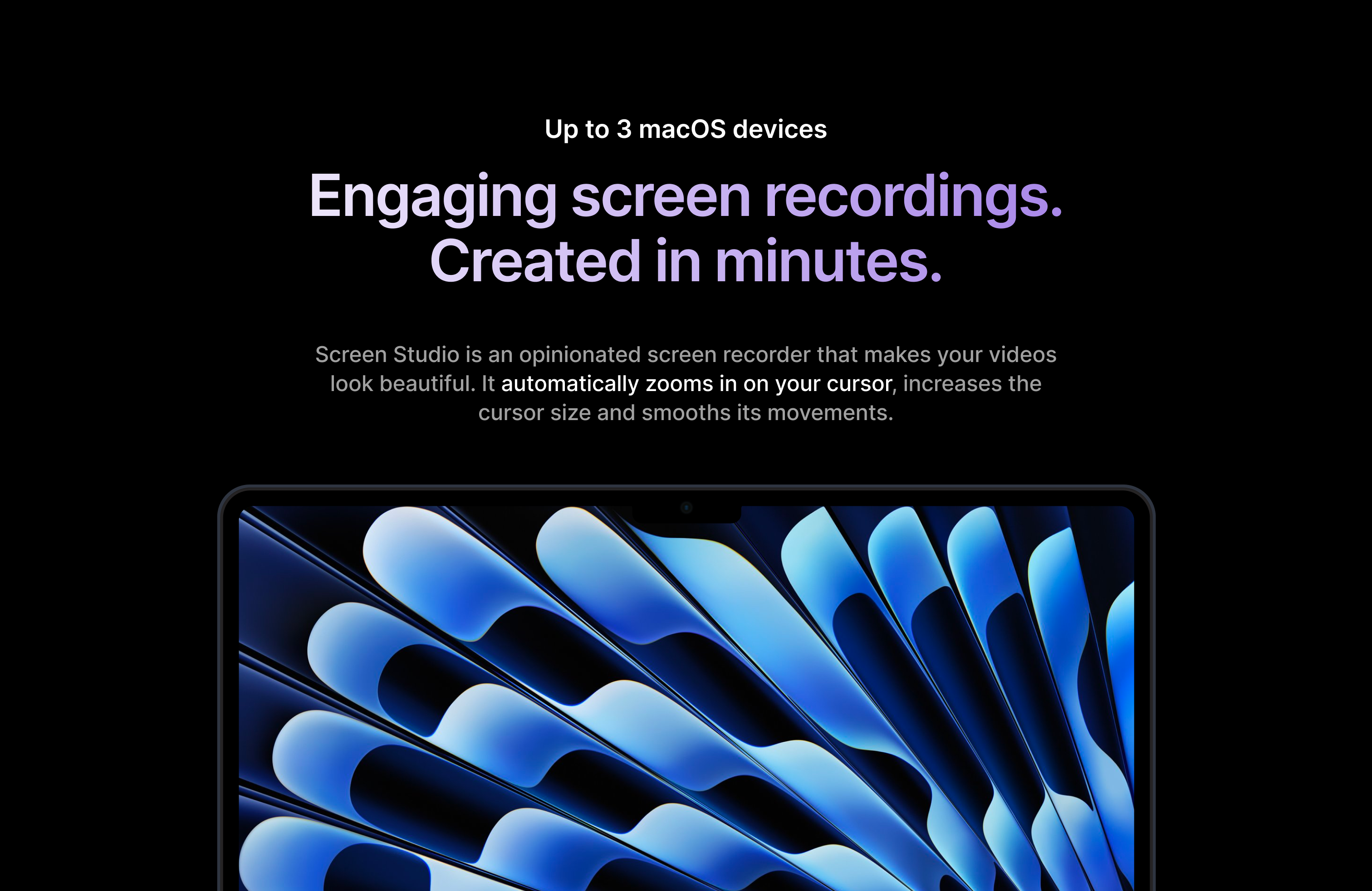 Connecting Screen Studio's on up to 3 Mac devices